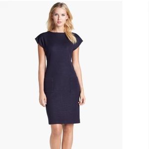 Misook 'Ina' Cap Sleeve Knit Dress